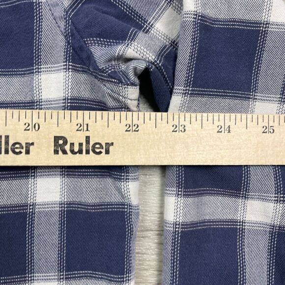 Chubbies Shirt Mens Large Blue The Nutter Plaid Casual Buttons - Picture 9 of 11